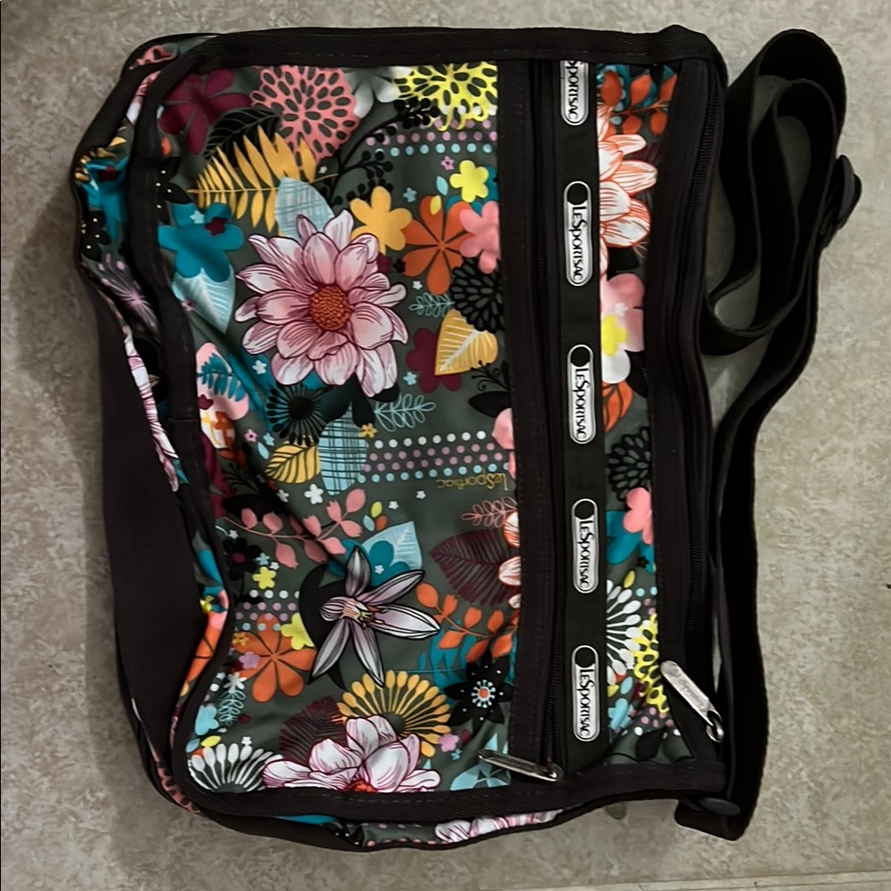 Lesportsac Black Crossbody Bag with Adjustable Strap